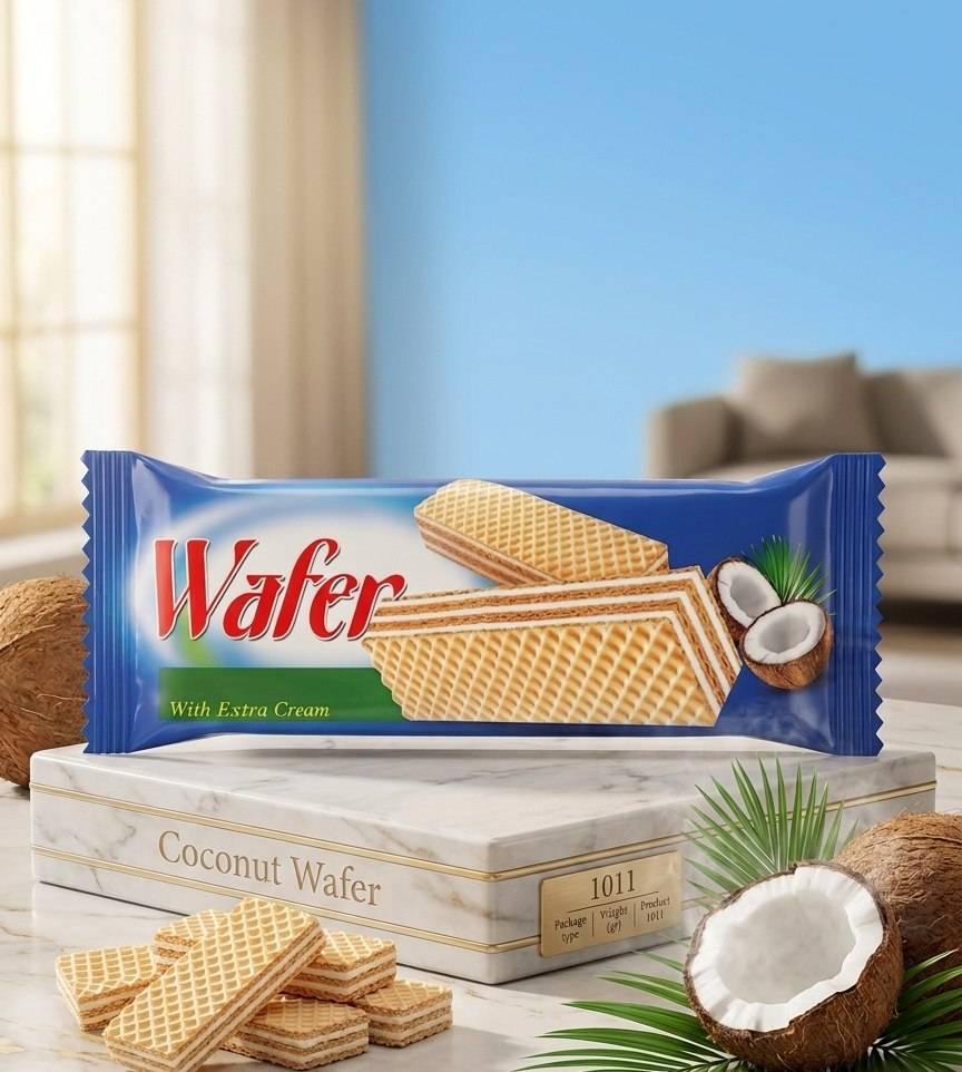 ویفر با طعم نارگیل