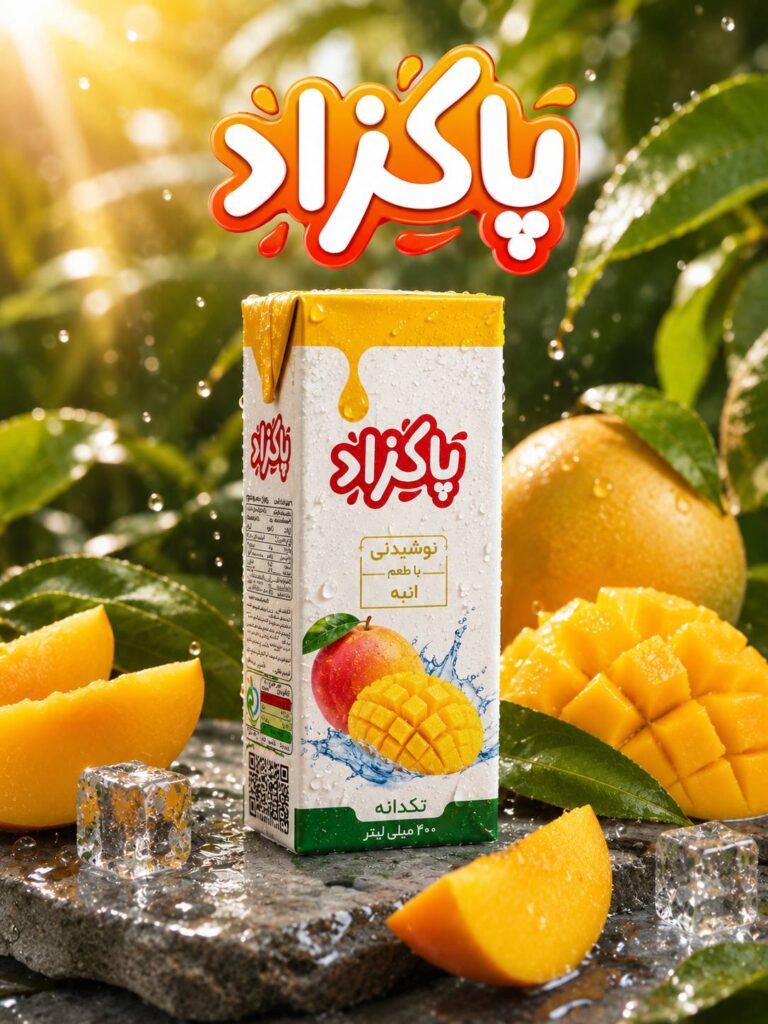 آبمیوه با طعم انبه