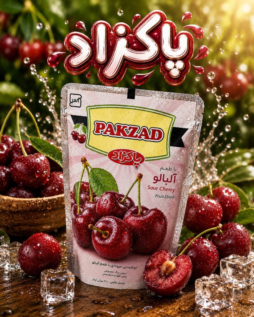 ساندیس با طعم آلبالو پاکزاد