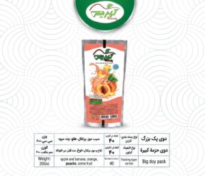 ساندیس با طعم سیب موز،هلو،پرتقال ،چندمیوه آرام دیس
